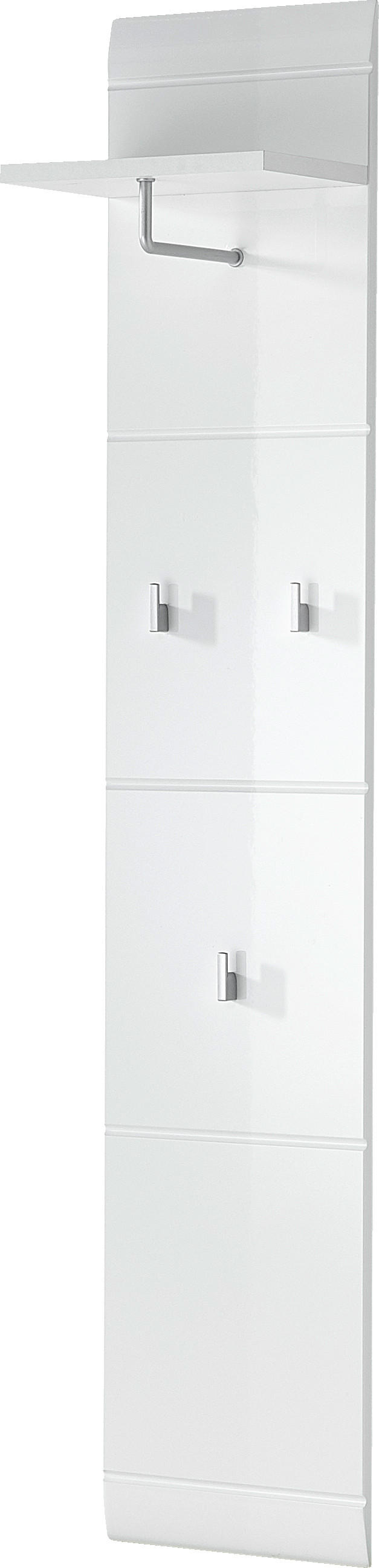GARDEROBENPANEEL  in 30/152/23 cm  - Weiß, Design, Holzwerkstoff (30/152/23cm) - Carryhome