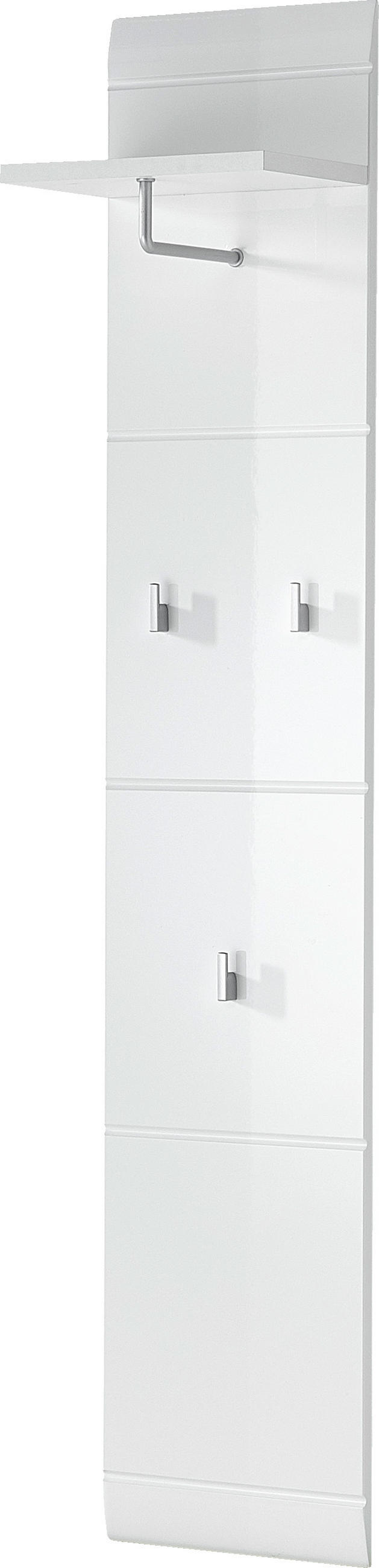 GARDEROBENPANEEL  in 30/152/23 cm  - Weiss, Design, Holzwerkstoff (30/152/23cm) - Carryhome