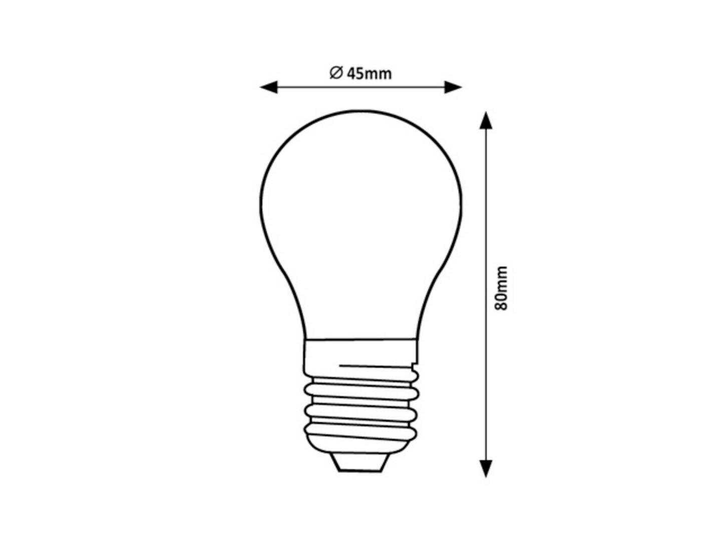 LED-SIJALKA S SVETILNO NITKO   //// - prozorno, Basics, kovina/umetna masa (4.5/8cm)