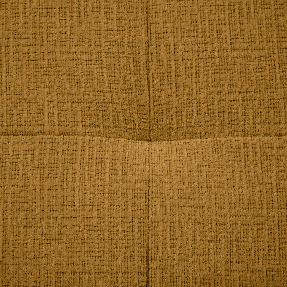 ECKSOFA inkl. Funktionen Senfgelb Samt  - Senfgelb/Bronzefarben, Design, Holz/Textil (261/206cm) - Venda