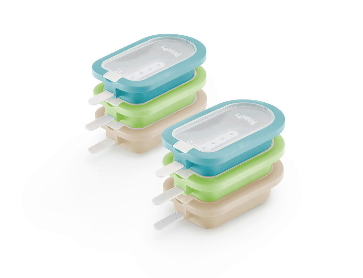 STIELEISFORMER 6-teilig  - Multicolor, Basics, Kunststoff (6,5/10,5cm) - LEKUE