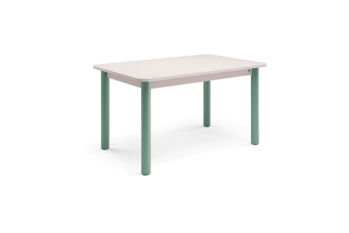 ESSTISCH in Metall, Holzwerkstoff 140/90/76 cm   - Greige/Salbeigrün, Natur, Holzwerkstoff/Metall (140/90/76cm) - Tom Tailor