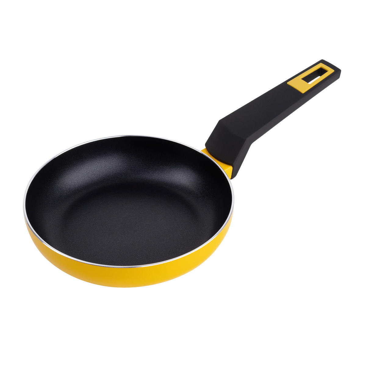 PFANNENSET Aluminium 3-teilig  - Blau/Gelb, Basics, Metall