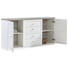 SIDEBOARD 180/89/43 cm - Weiß/Grau, LIFESTYLE, Holzwerkstoff/Metall (180/89/43cm) - Hom`in SIDEBOARD 180/89/43 cm - Weiß/Grau, LIFESTYLE, Holzwerkstoff/Metall (180/89/43cm) - Hom`in