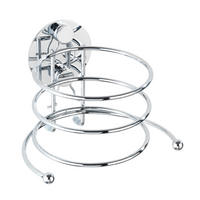 HÅRFÖNSHÅLLARE metall  - kromfärg, Design, metall (14/7,5/11,5cm)