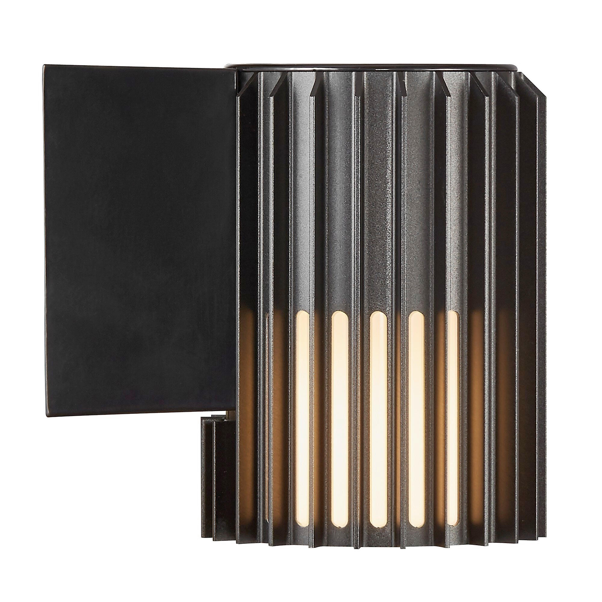 AUßENWANDLEUCHTE 12,4/16,8 cm   - Schwarz, Trend, Metall (12,4/16,8cm) - Nordlux