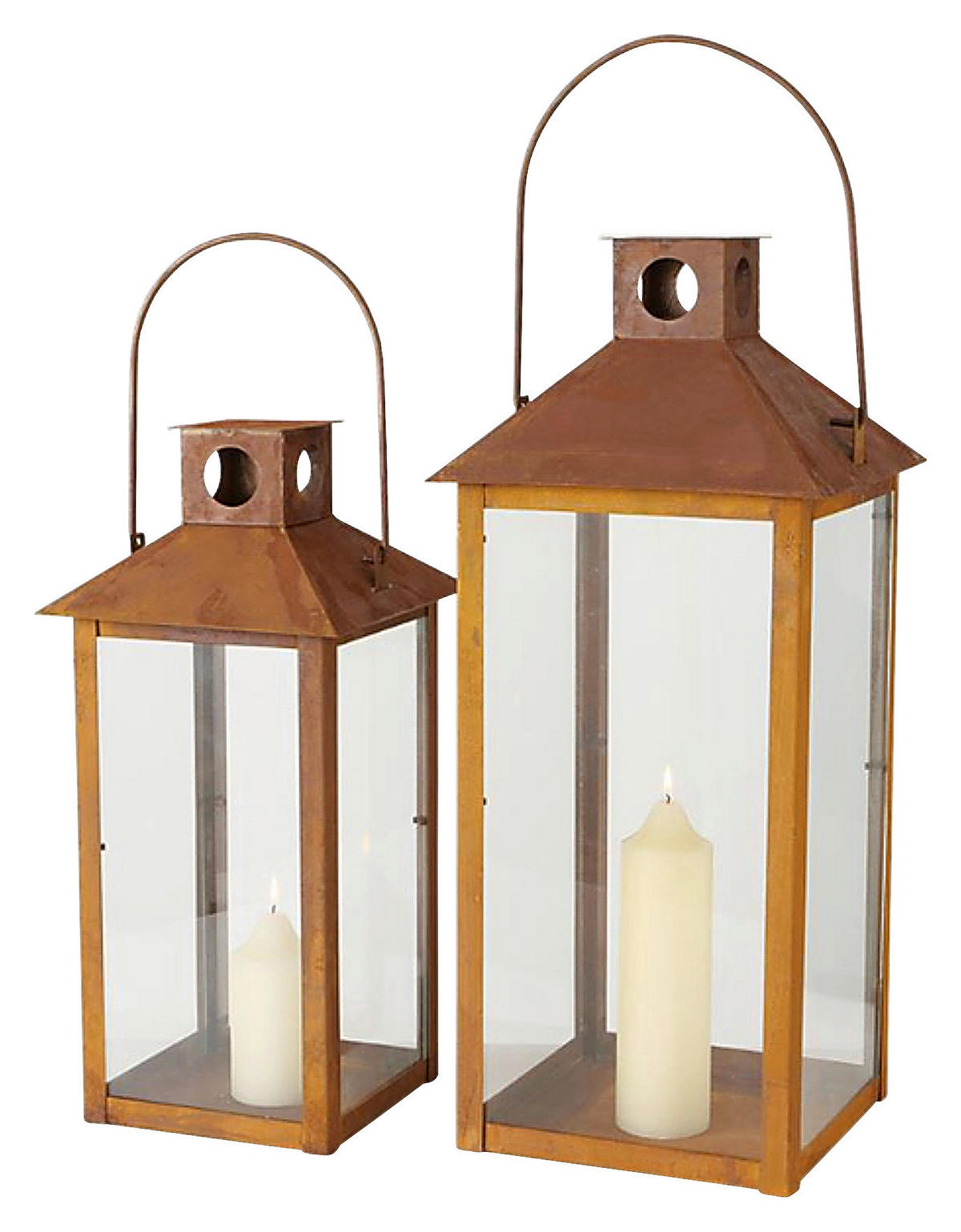 Felinar - Basics, sticlă/metal (25/25/54cm)