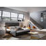 BOXSPRINGBETT 180 cm x 200 cm in Textil Anthrazit - Anthrazit, Design, Textil (180/200cm) - Hülsta - Now