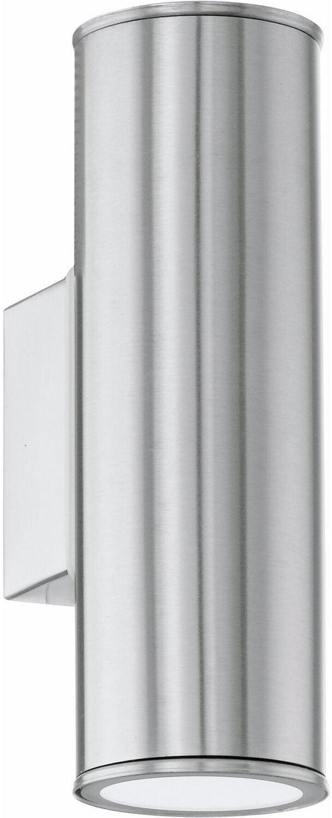 AUßENWANDLEUCHTE 9,5/20 cm   - Edelstahlfarben, Design, Metall (9,5/20cm) - Eglo