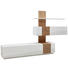 WOHNWAND in Weiß, Eichefarben - Eichefarben/Weiß, Design, Holz/Holzwerkstoff (305/190/52cm) - Ambiente WOHNWAND in Weiß, Eichefarben - Eichefarben/Weiß, Design, Holz/Holzwerkstoff (305/190/52cm) - Ambiente