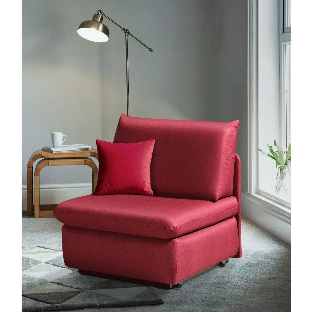 Thumbnail - Novel Schlafsessel Etta, Weinrot, Textil, Uni, 90x89x83 cm, Stoffauswahl, Liegefunktion, Wohnzimmer, Sofas & Couches, Sc...