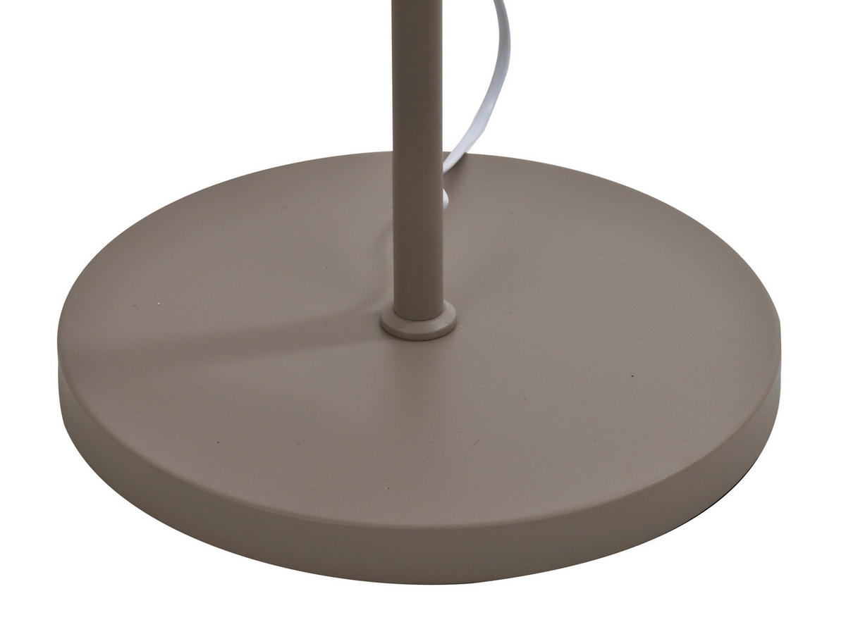 STEHLEUCHTE Montpellier 40/140/30 cm  - Sandfarben/Weiß, Design, Kunststoff/Metall (40/140/30cm)