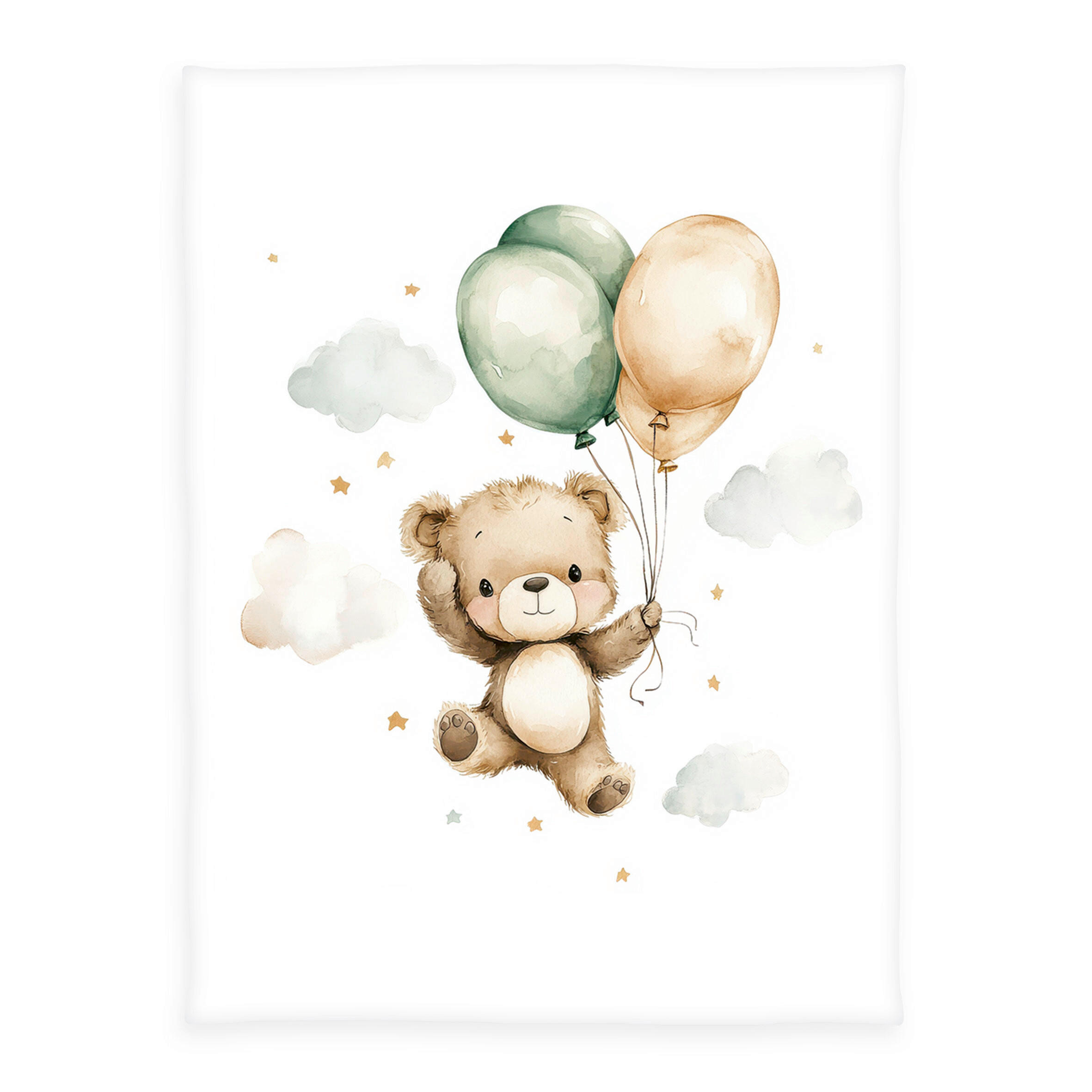 SCHMUSEDECKE Ballon Teddy  75/100 cm  - Basics, Textil (75/100cm) - baby best