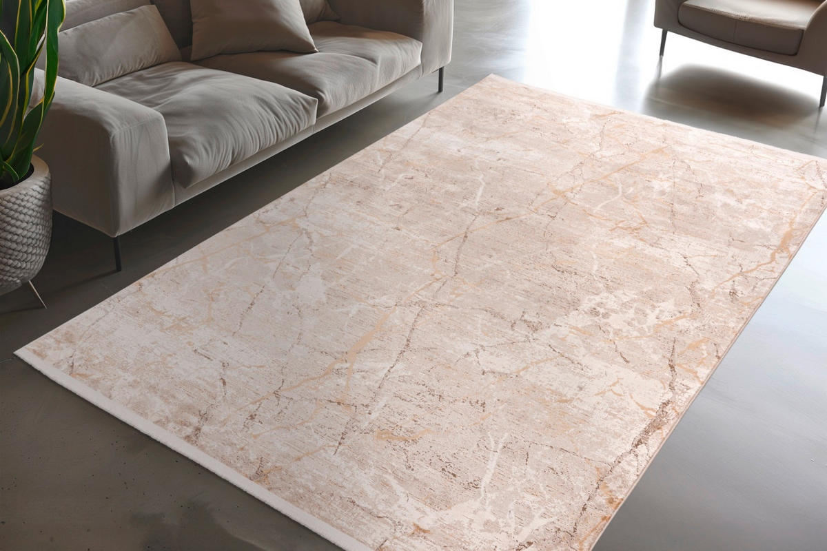 TKANI TEPIH 160/230 cm   bež   - bež, Basics, tekstil/plastika (160/230cm)