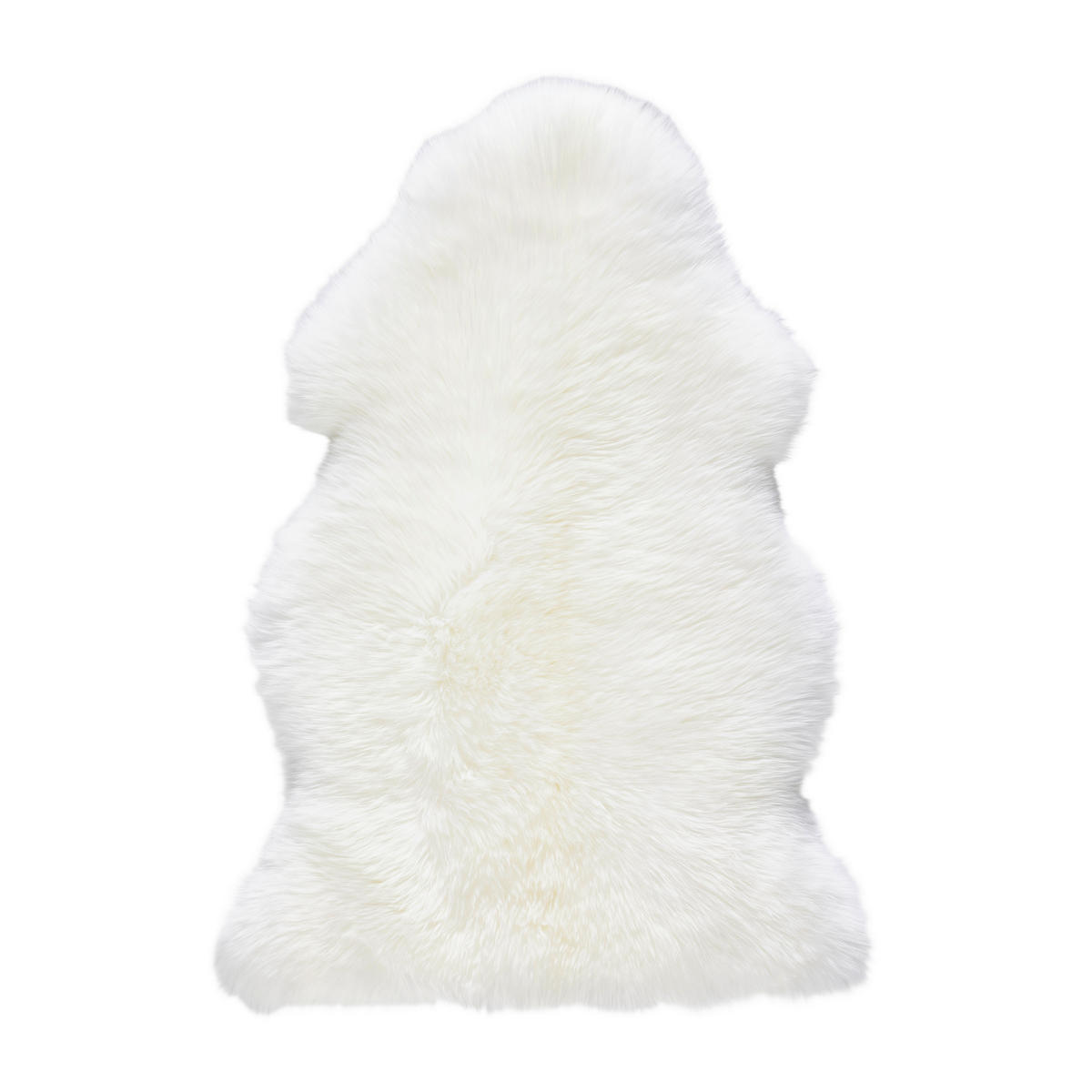 SCHAFFELL 60/90-95 cm Adelaide Weiß  - Weiß, Natur, Fell (60/90-95cm) - Linea Natura