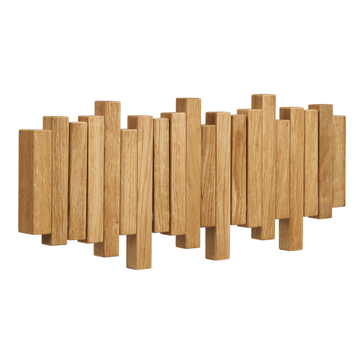 WANDGARDEROBE - Eichefarben, Basics, Holz (40/3/18cm)