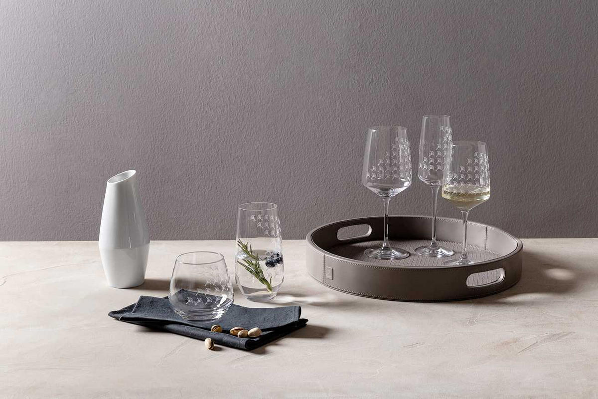 CHAMPAGNERGLAS 2-teilig   - Design, Glas (6,0/24,5cm) - Joop!