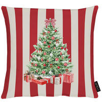 KISSENHÜLLE 40/40 cm  - Rot/Weiß, Design, Textil (40/40cm) - Apelt