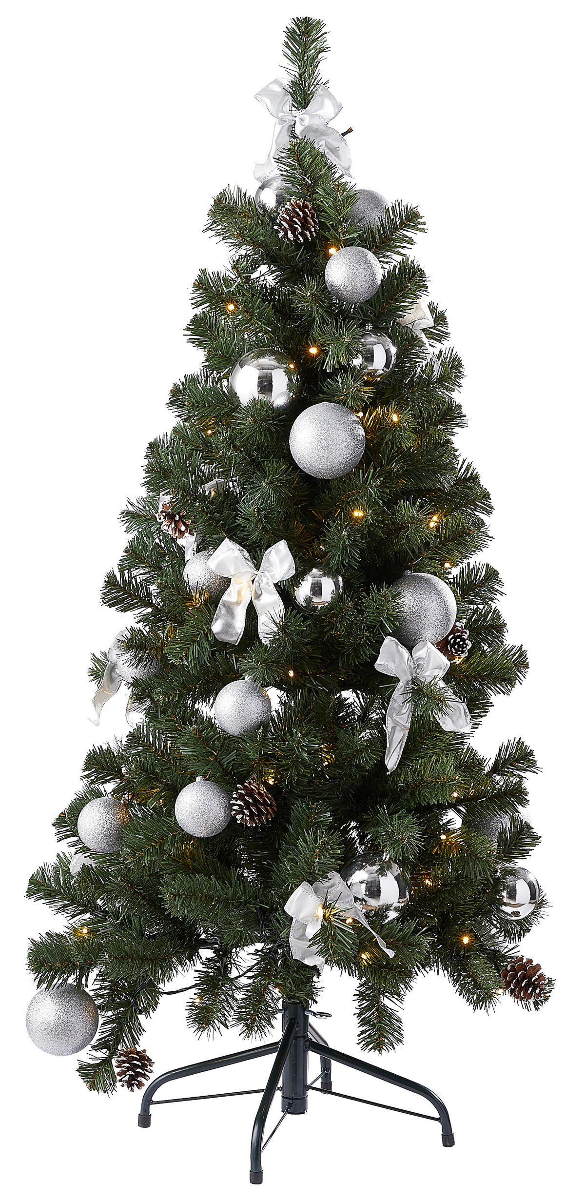 WEIHNACHTSBAUM 120 cm  - Grün, KONVENTIONELL, Kunststoff/Metall (60/120cm)
