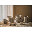 KOMBISERVICE Taupe Salerno 16-teilig 4 Personen  - Taupe, Trend, Keramik - Novel
