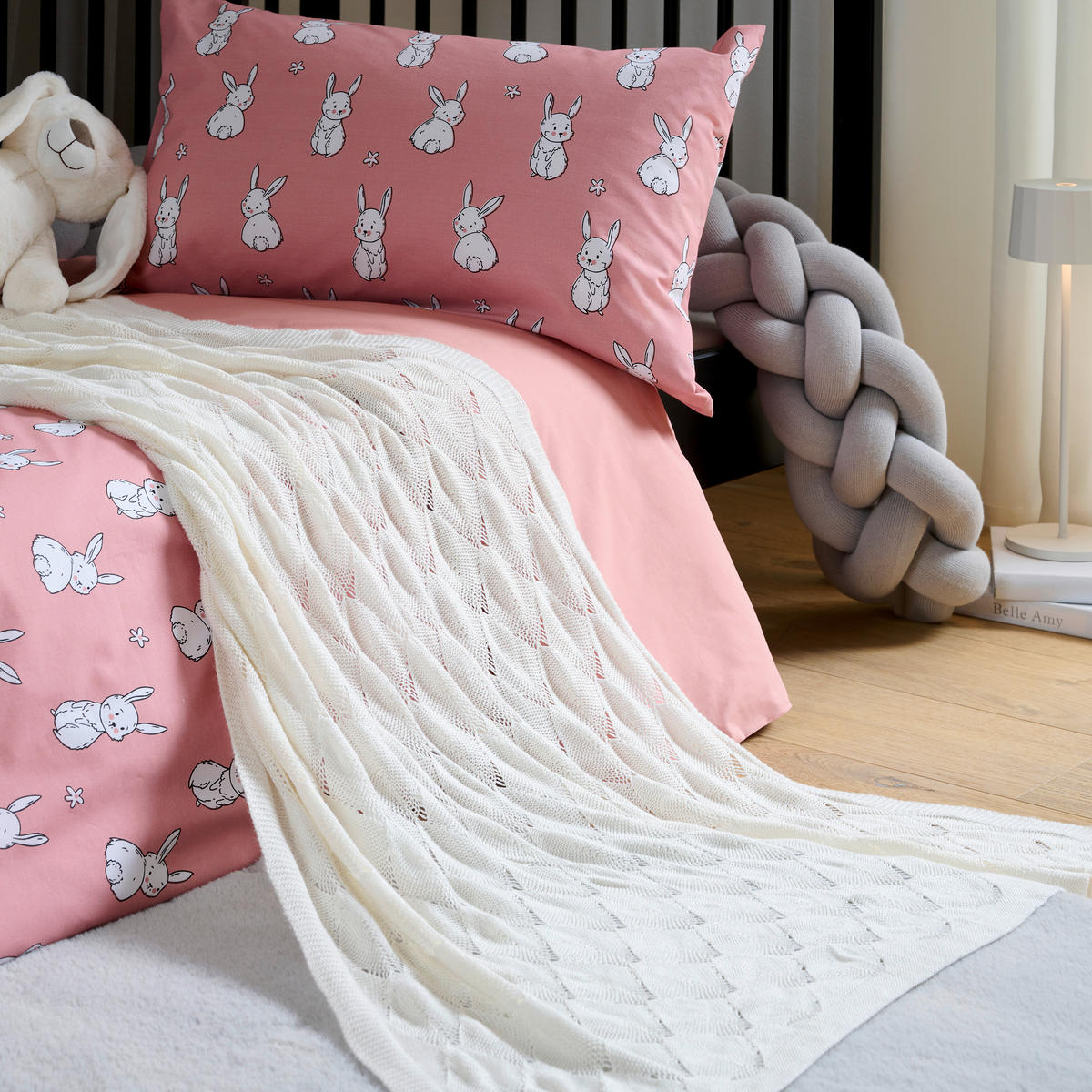 SCHMUSEDECKE  80/100 cm  - Ecru, Natur, Textil (80/100cm) - Avelia
