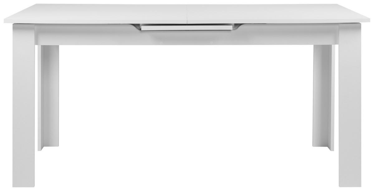 ESSTISCH in Holzwerkstoff 160-200/80/75 cm  - Weiß, MODERN, Holzwerkstoff (160-200/80/75cm) - MID.YOU