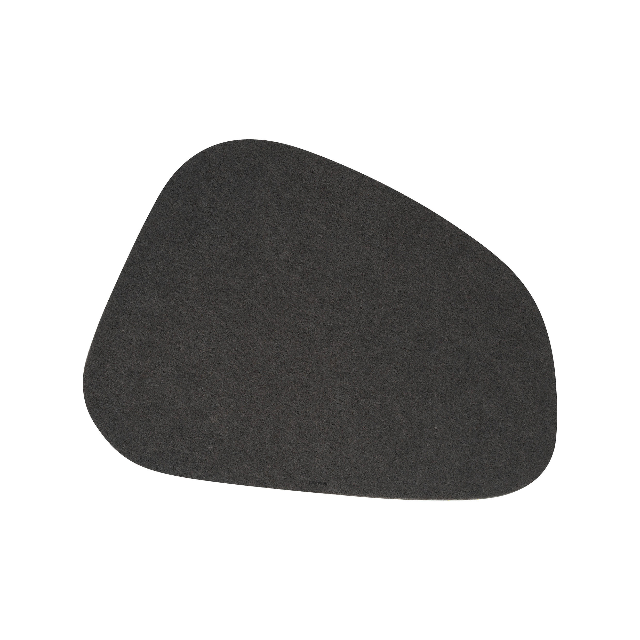 PLATZDECKCHEN Textil Filz Dunkelgrau  - Dunkelgrau, Basics, Textil (48,5/35/0,4cm) - Blomus