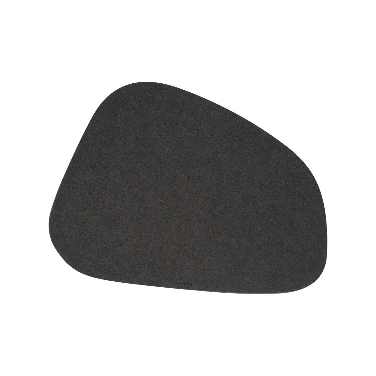 PLATZDECKCHEN Textil Filz Dunkelgrau  - Dunkelgrau, Basics, Textil (48,5/35/0,4cm) - Blomus