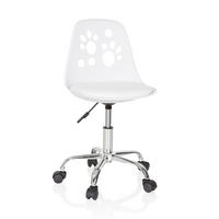 OTOČNÁ ŽIDLE PRO MLÁDEŽ, bílá - bílá, Moderní, textil/plast (40/72-82/44cm) - MID.YOU