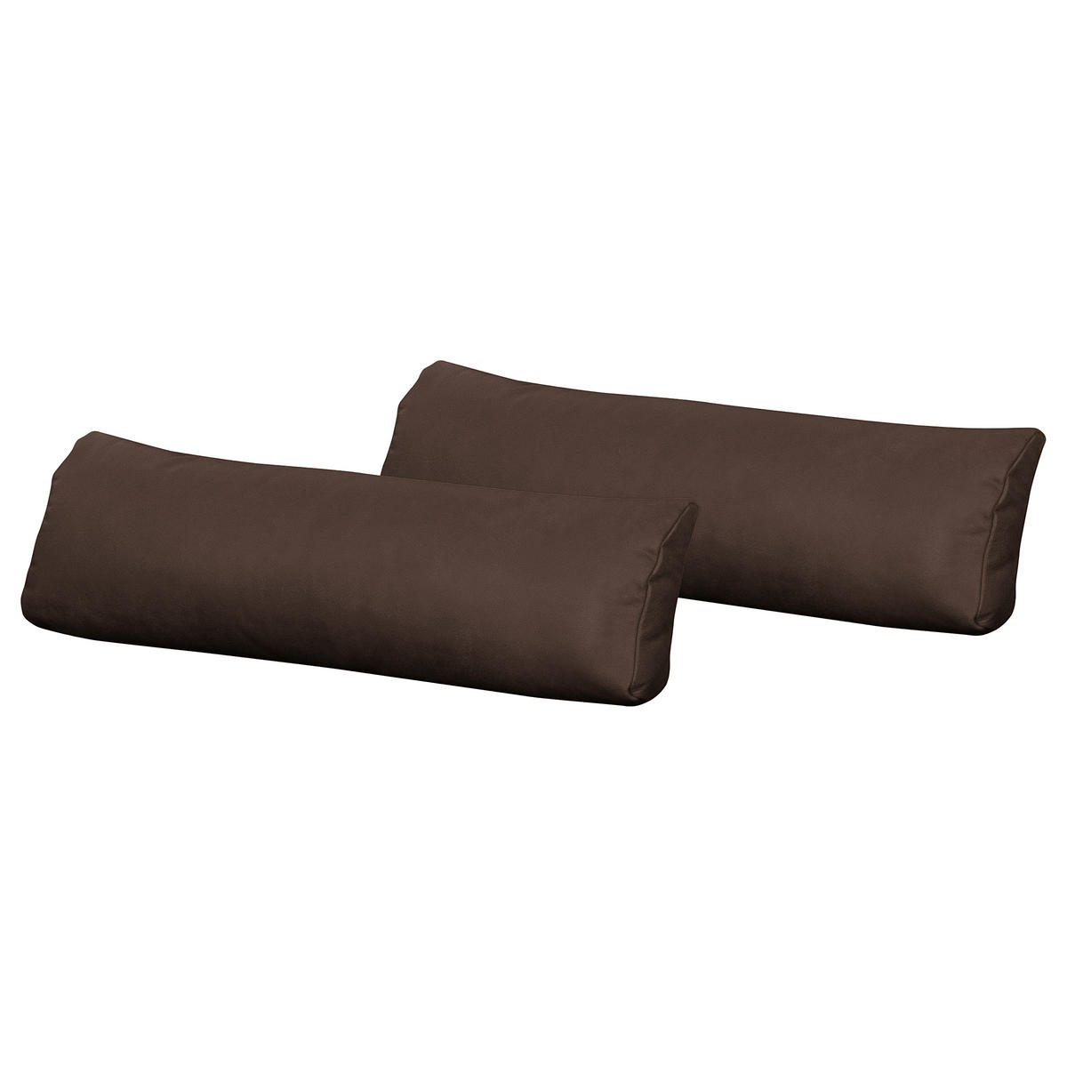 2-SITZER-SOFA  in Echtleder Dunkelbraun   - Dunkelbraun/Beige, Design, Leder/Kunststoff (240/85/123cm) - Livetastic