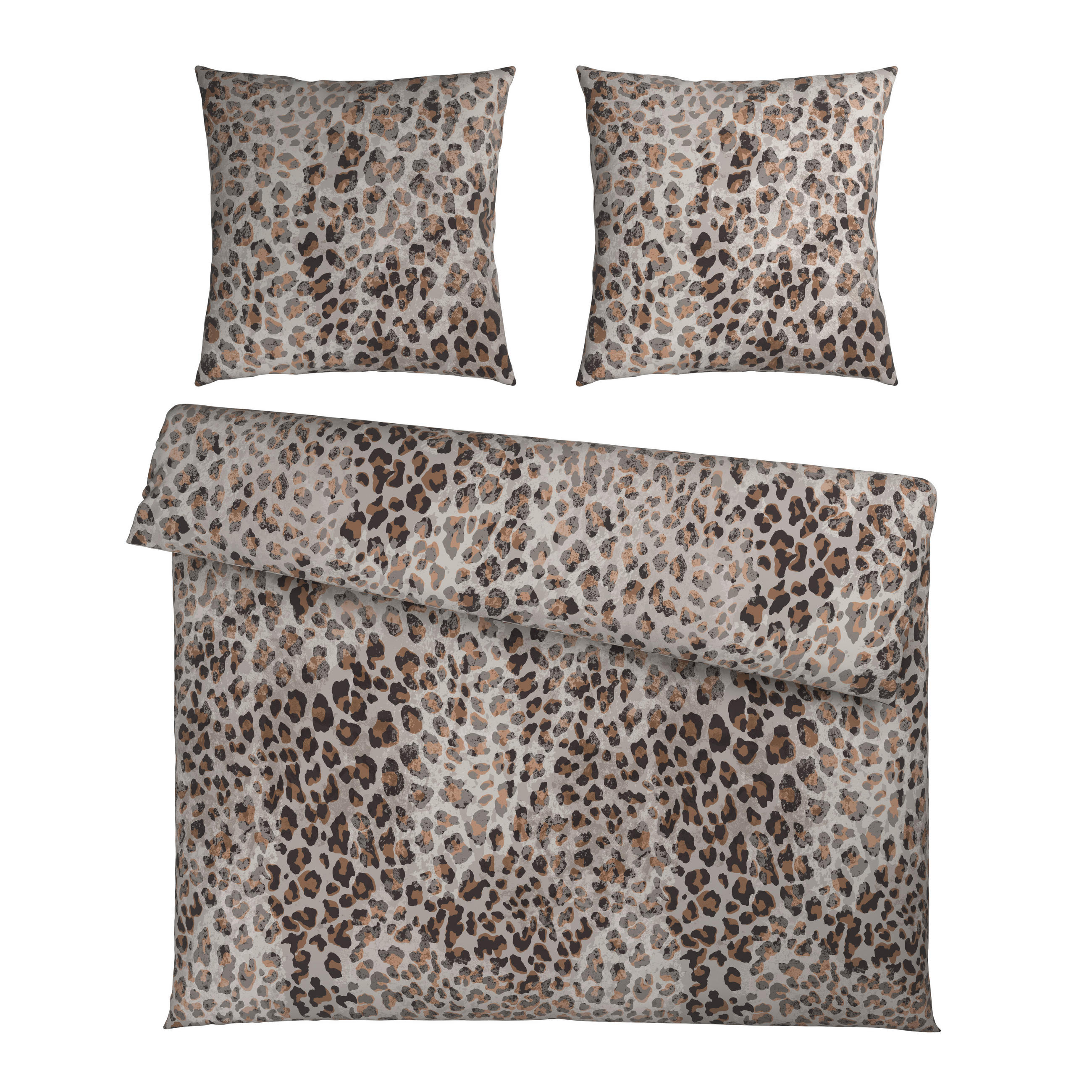 BETTWÄSCHE Flanell 200/200 cm  - Braun, Textil (200/200cm) - Dieter Knoll