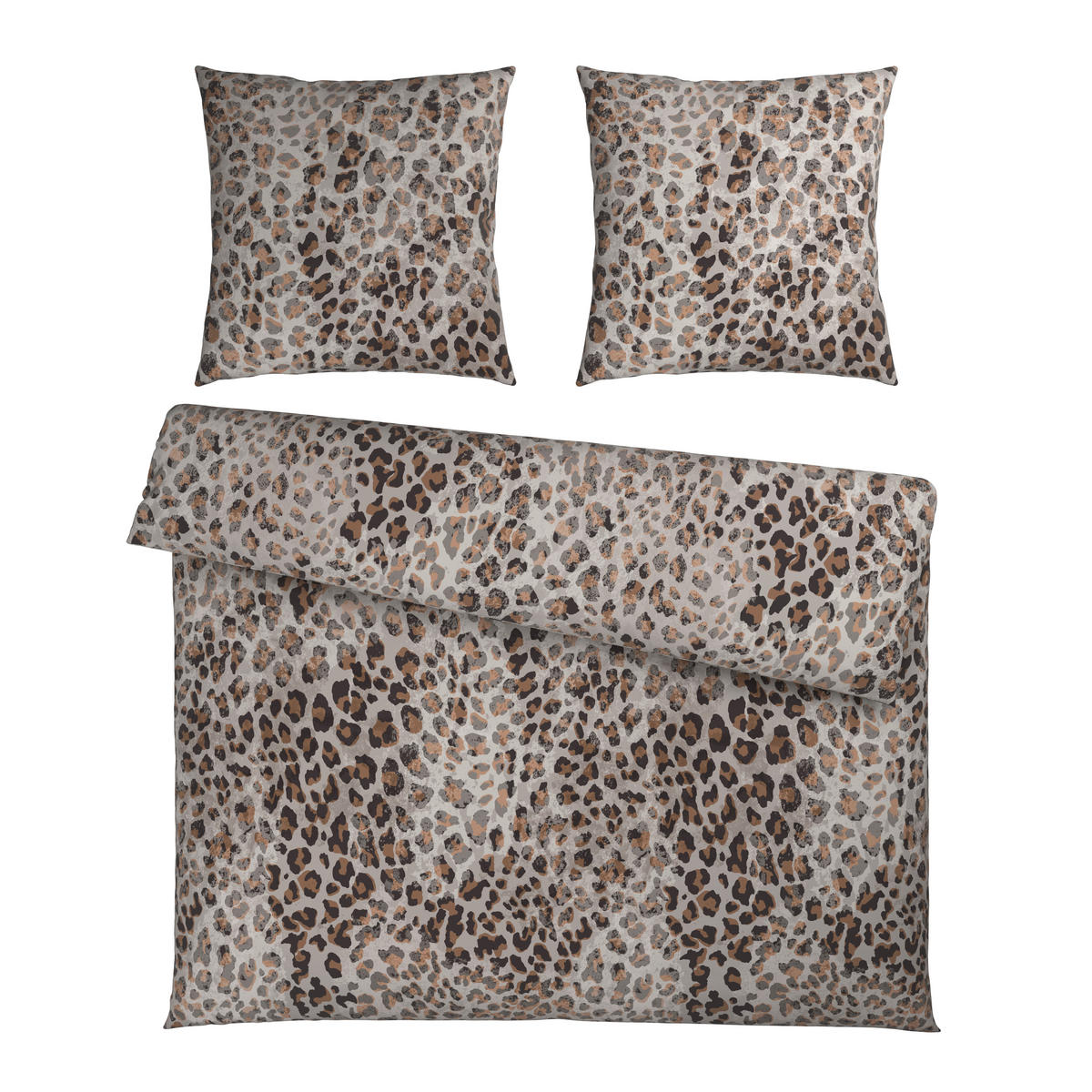 BETTWÄSCHE Flanell 200/200 cm  - Braun, Textil (200/200cm) - Dieter Knoll