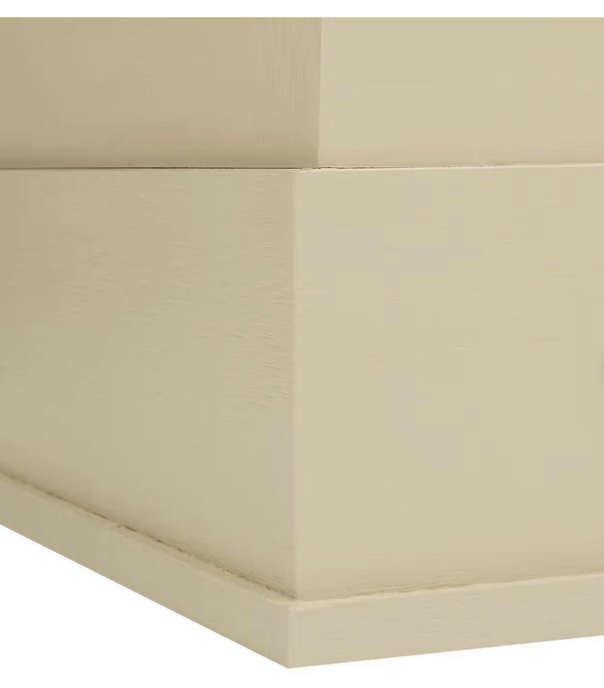 HIGHBOARD UrbanClass  in 190,5/219,5/49 cm  - Elfenbein, LIFESTYLE, Glas/Holz (190,5/219,5/49cm) - Livetastic