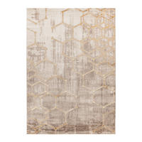 FLACHWEBETEPPICH Wohnzimmer 160/230 cm Beige rechteckig  - Beige, Basics, Textil (160/230cm) - Kayoom