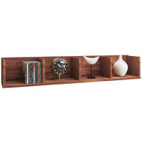 WANDREGAL Nussbaumfarben  - Nussbaumfarben, KONVENTIONELL, Holzwerkstoff (97/15/17cm) - MID.YOU