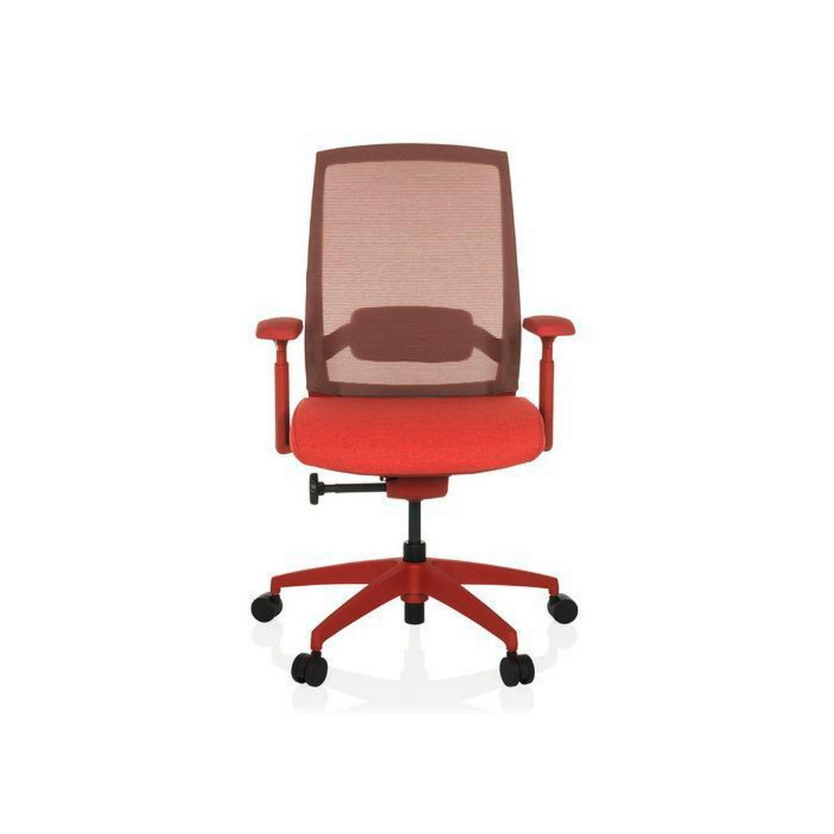 OTOČNÁ ŽIDLE, síťovina, červená - červená, Moderní, textil/plast (65/95 - 103/70cm) - MID.YOU