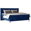 BOXSPRINGBETT 180/200 cm  in Dunkelblau  - Schwarz/Dunkelblau, Konventionell, Textil/Metall (180/200cm) - Esposa