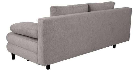 SCHLAFSOFA Lia in Webstoff Dunkelgrau  - Dunkelgrau/Schwarz, Design, Textil/Metall (197/84/92,5cm) - Hom`in
