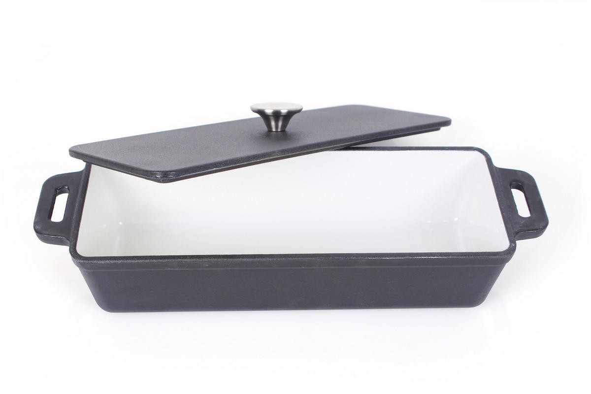 BROTTOPF - Schwarz, Basics, Metall (36/12/9cm) - Echtwerk