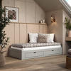 AUSZIEHBETT 206/100 cm  in Taupe  - Taupe/Naturfarben, MODERN, Holz/Holzwerkstoff (206/100cm) - MID.YOU