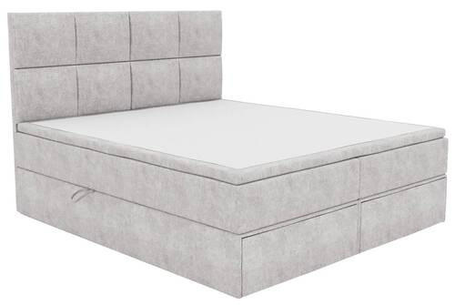 BOXBETT 140/200 cm  in Weiss  - Weiss/Schwarz, Konventionell, Kunststoff/Textil (140/200cm) - Boxxx
