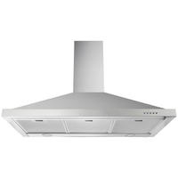 FLÄKTKÅPA CH44068-90IX-A  - stålfärgad, Trend, metall (90/63,5-102,5/50cm) - Respekta