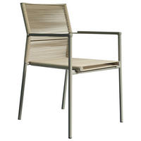 STAPELSESSEL Aluminium Beige  - Beige, MODERN, Textil/Metall (55,5/82,5/59cm) - Amatio