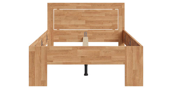 BETT 120/200 cm  in Eichefarben  - Eichefarben, Natur, Holz (120/200cm) - Linea Natura