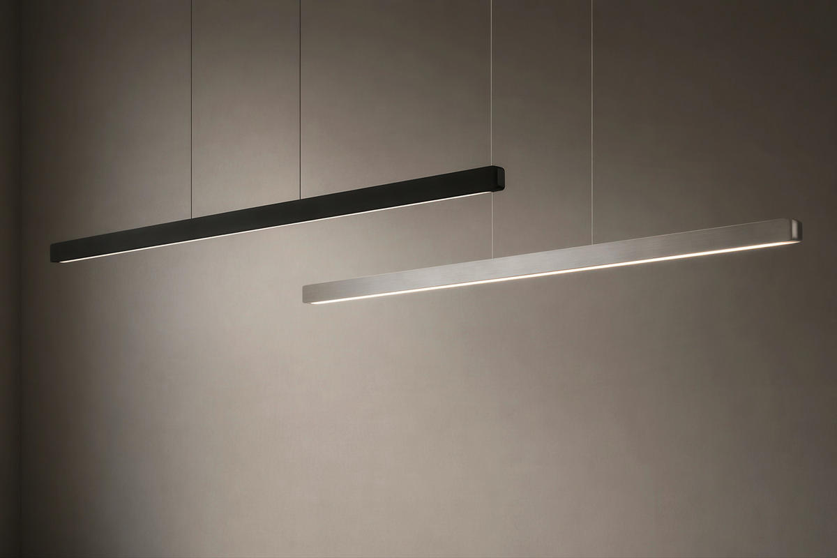 LED-HÄNGELEUCHTE Romy 118/1.5/40-180 cm   - Schwarz, Design, Metall (118/1.5/40-180cm) - Ambiente