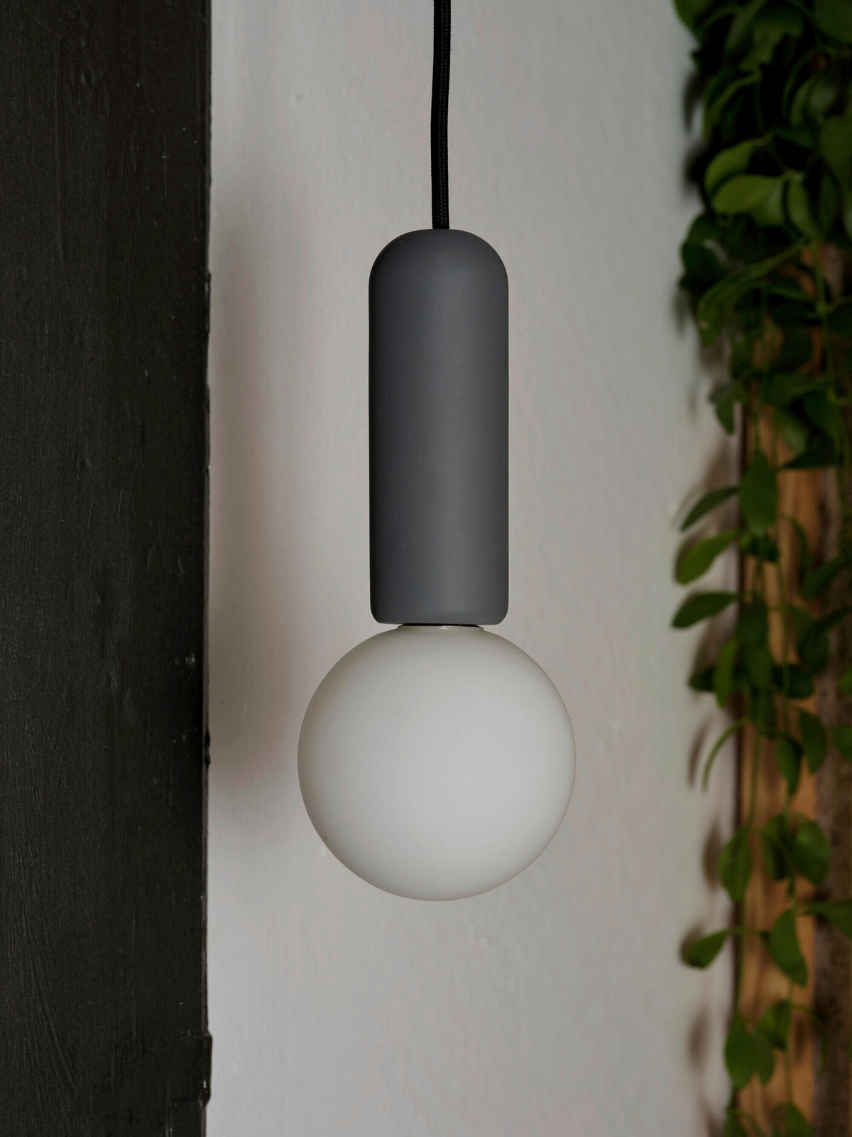 HÄNGELEUCHTE 10/120 cm  - Dunkelgrau, Basics, Stein (10/120cm) - Osram