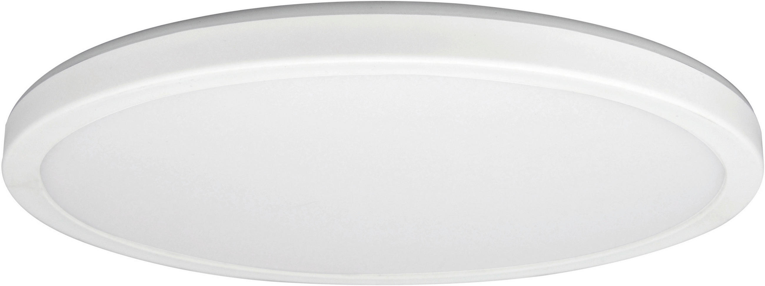 LED-DECKENLEUCHTE TWICE 50/3 cm  - Weiß, Design, Kunststoff (50/3cm)