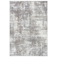 VINTAGE-TEPPICH 200/280 cm Shine Braun, Grau  - Braun/Grau, Design, Kunststoff (200/280cm)