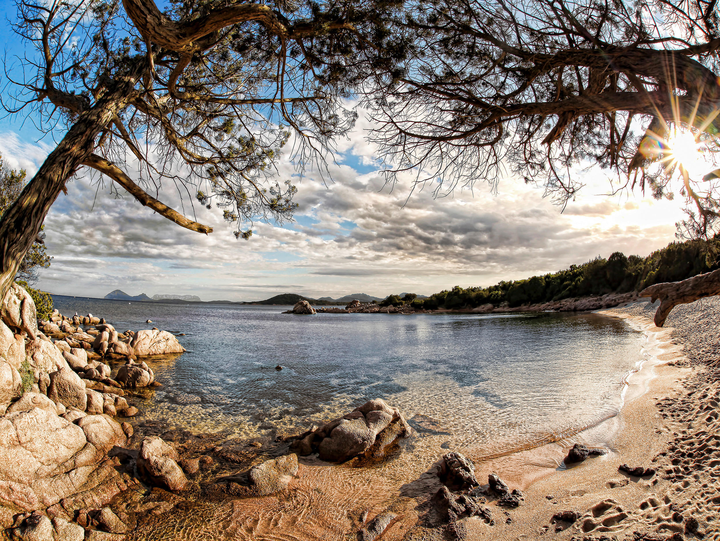 GLASBILD Strand & Meer 120/80 cm  - Blau, Basics (120/80cm) - Monee