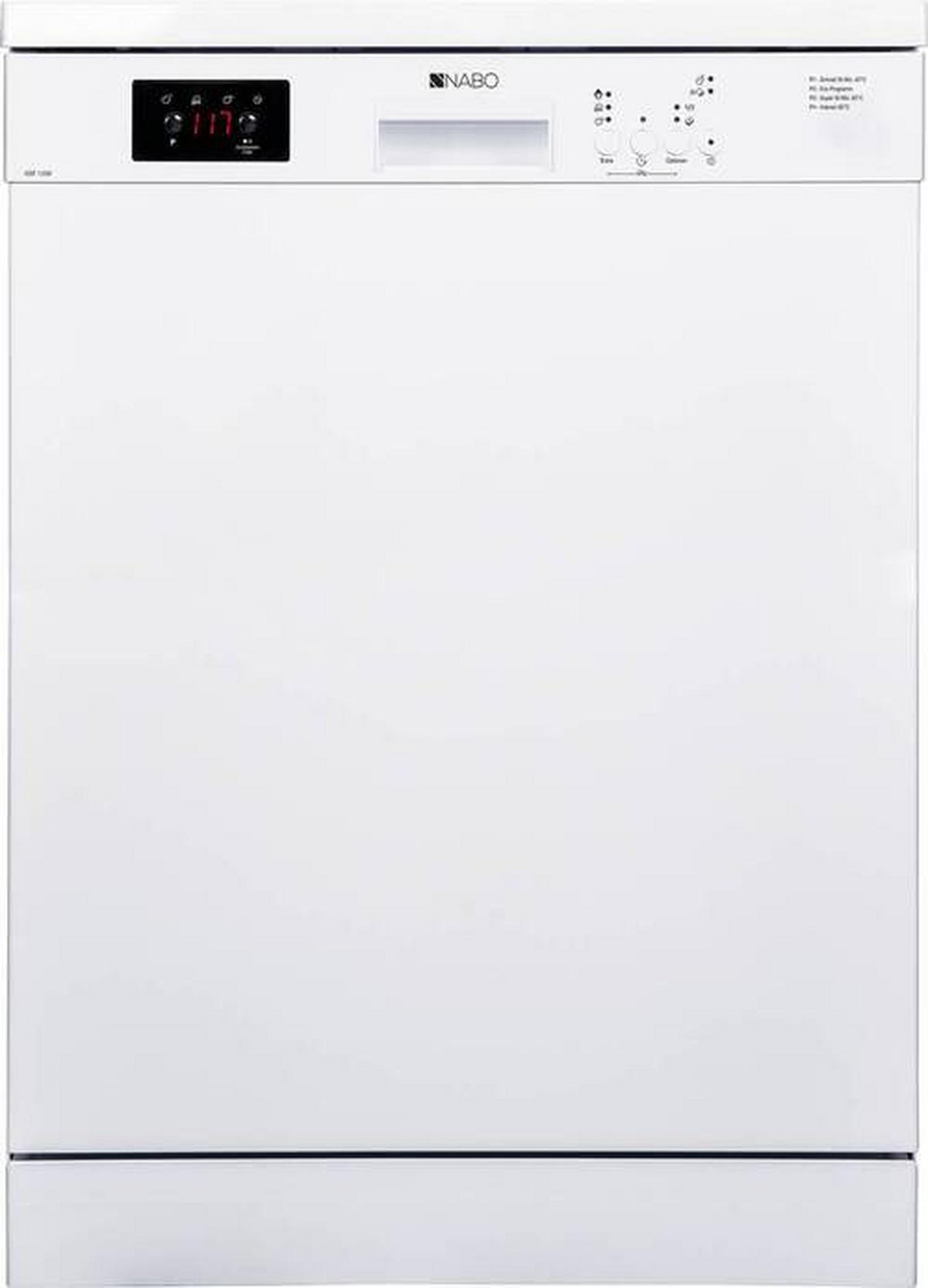 GESCHIRRSPÜLER NABO GSF 1251  - Weiß, Basics (59,8/85/59,8cm) - Nabo